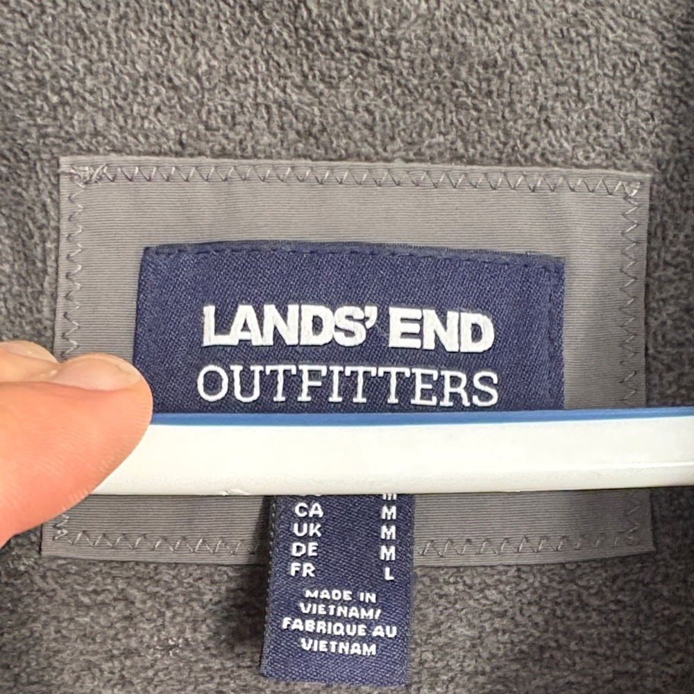 Lands' End Men's Dark‎ Gray Performance Jacket - Picture 2 of 8